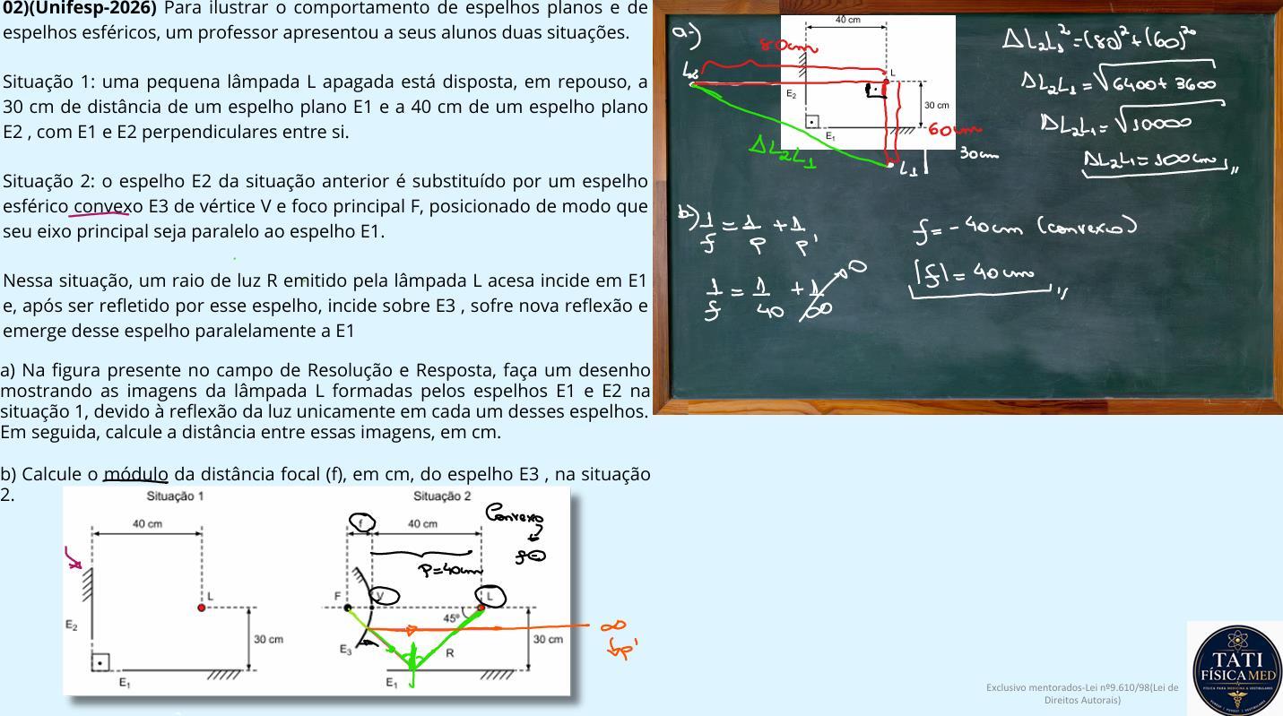 Exemplo real de aula de Física 6